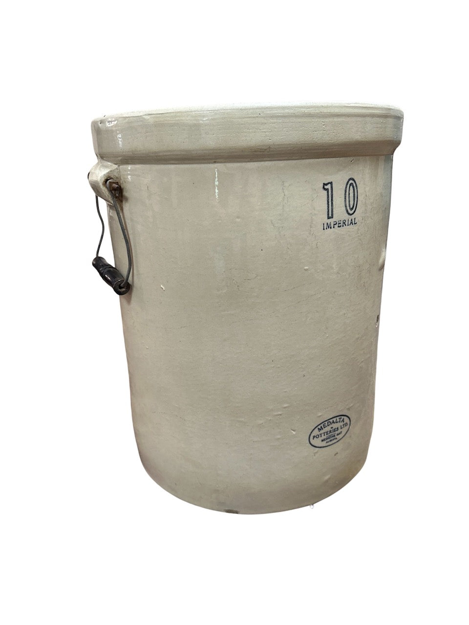 Medalta 10gal crock w/handles