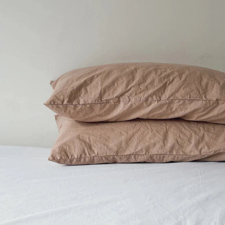 Turkish Cotton Pillow Case Pair KING