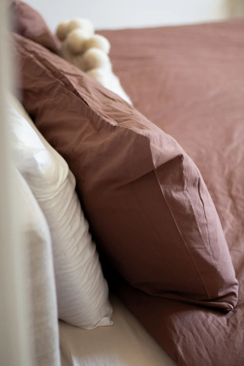 Turkish Cotton Pillow Case Pair KING