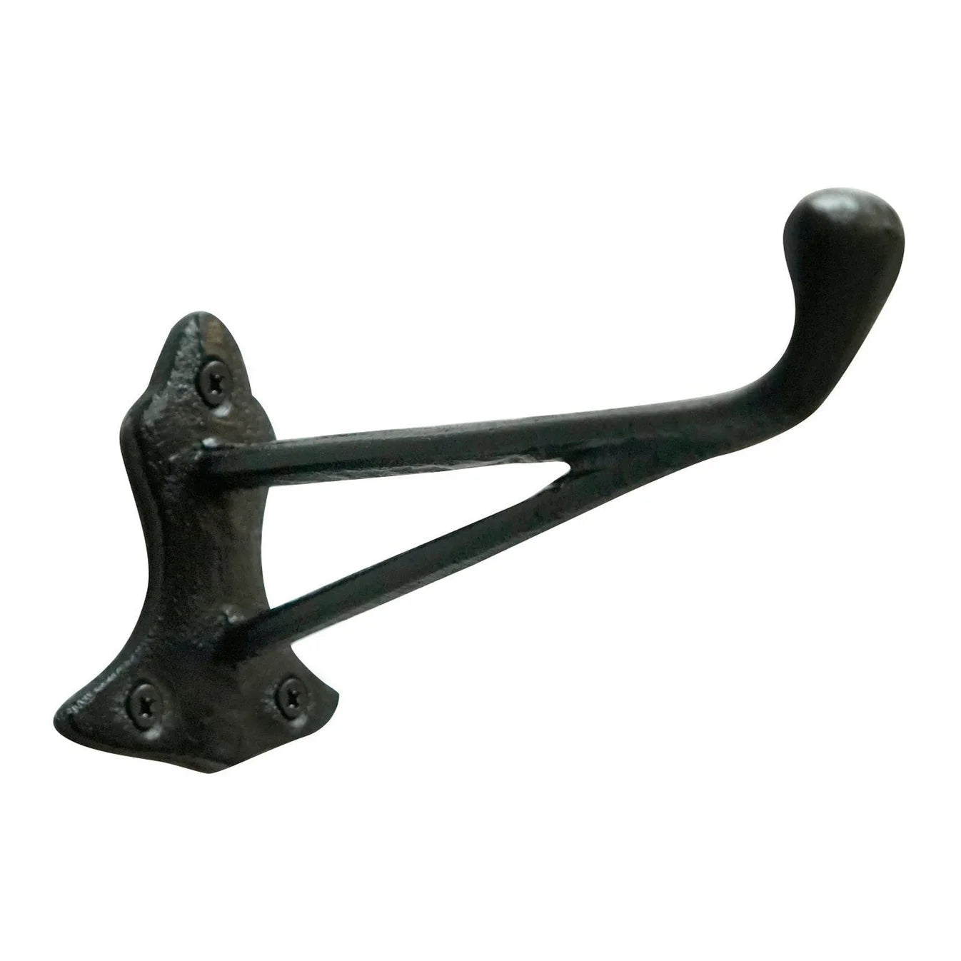 Cast Iron Hanging Hook Antique Black