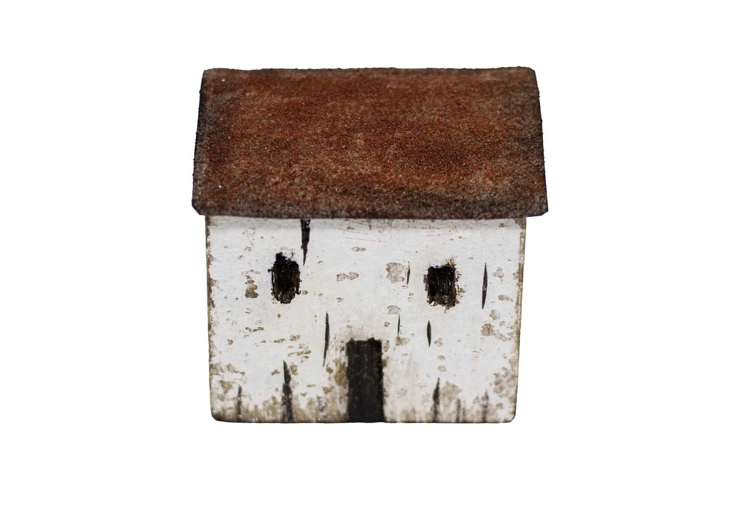 Rustic Small White House