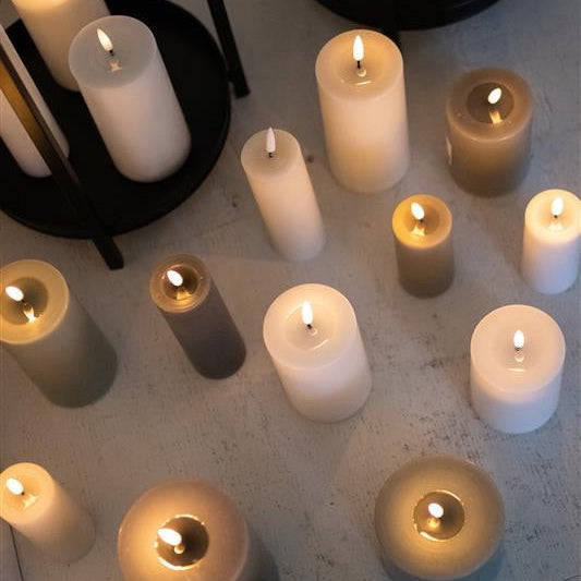 Cream LED Candle 3x6 Inch