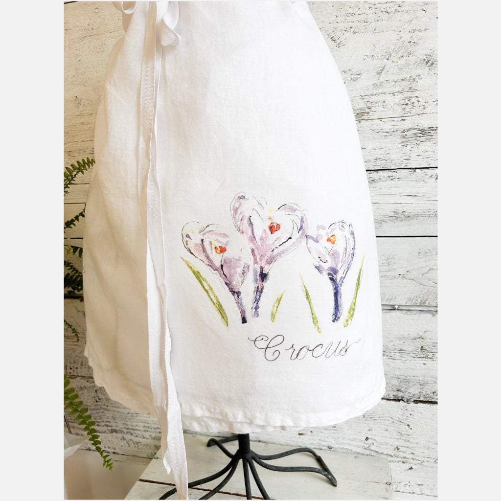 French Linen Cafe Apron