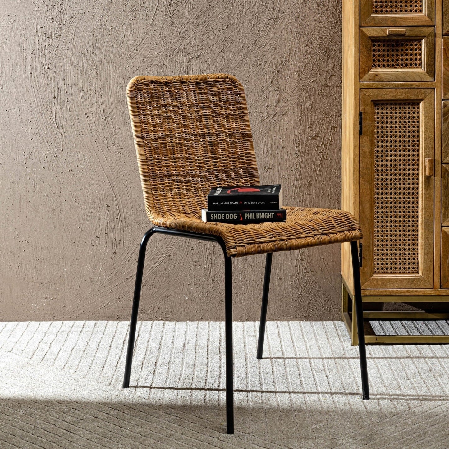 Short Rattan Dining Chair