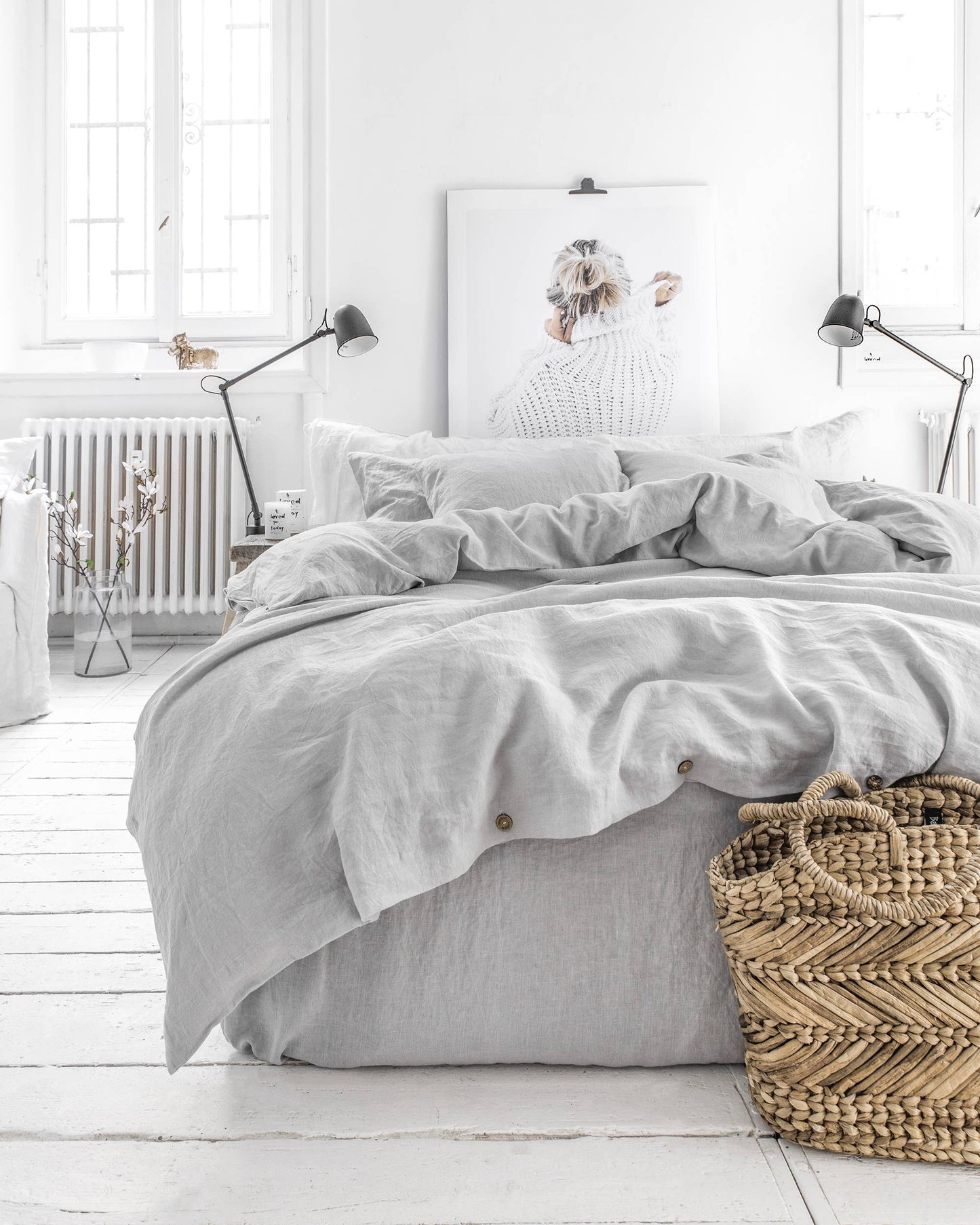 Light Gray Duvet cover Queen
