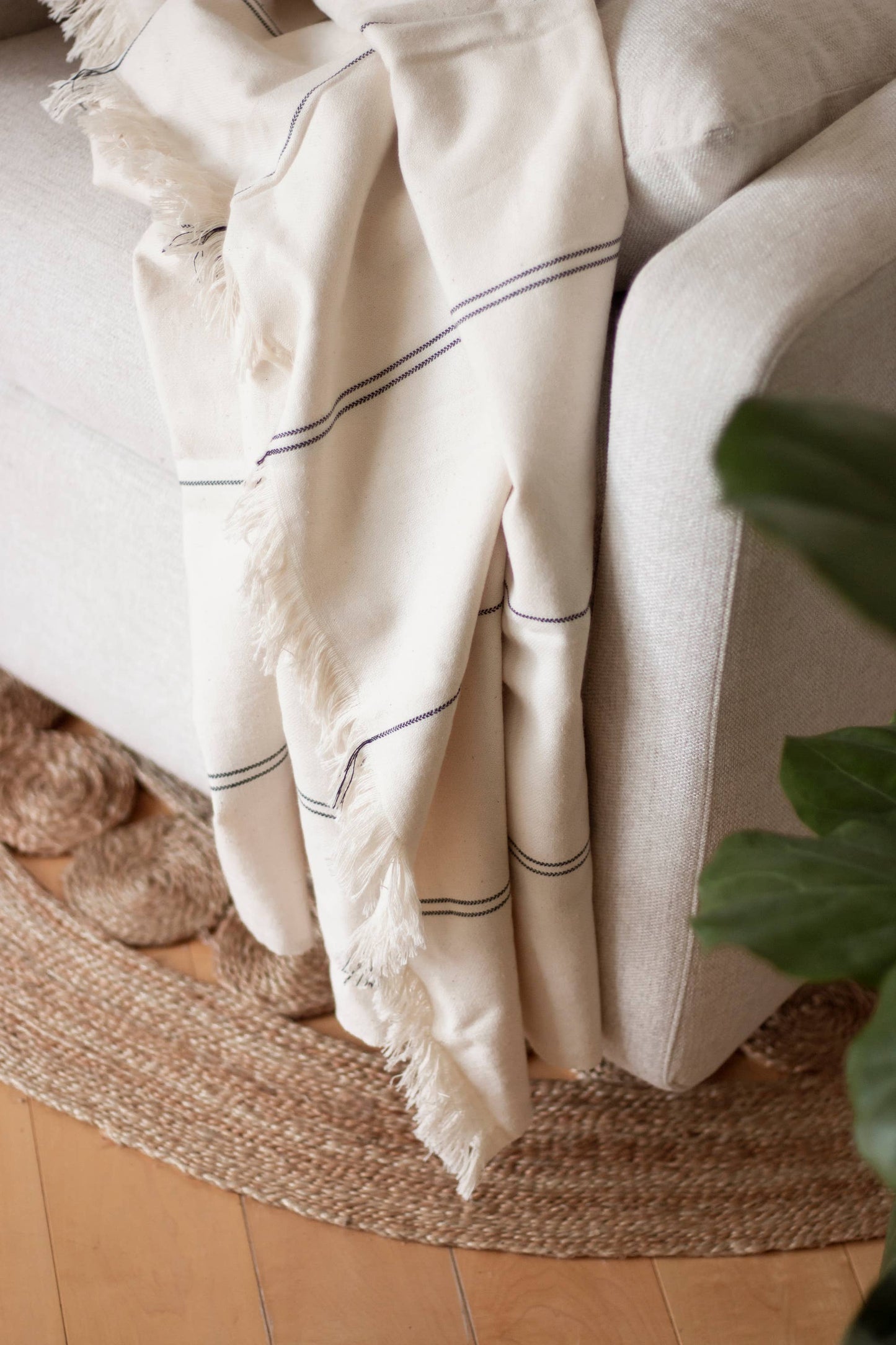 Striped Blanket 94x86"