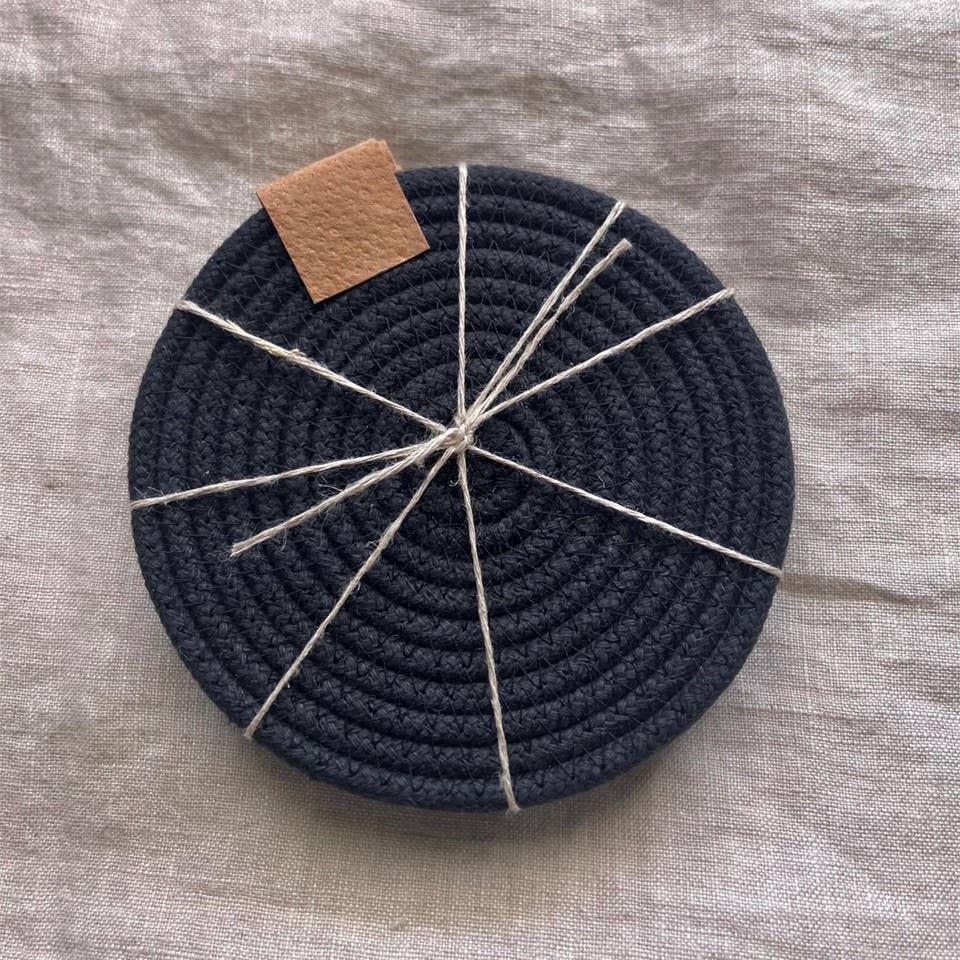 Black Rope Coasters