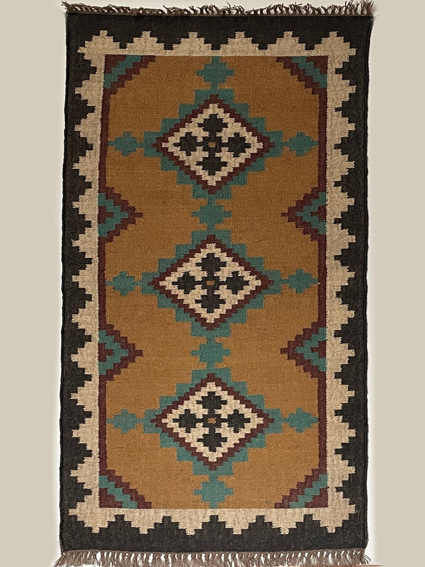 3 x 6' Handmade Jute-Kilim Rug
