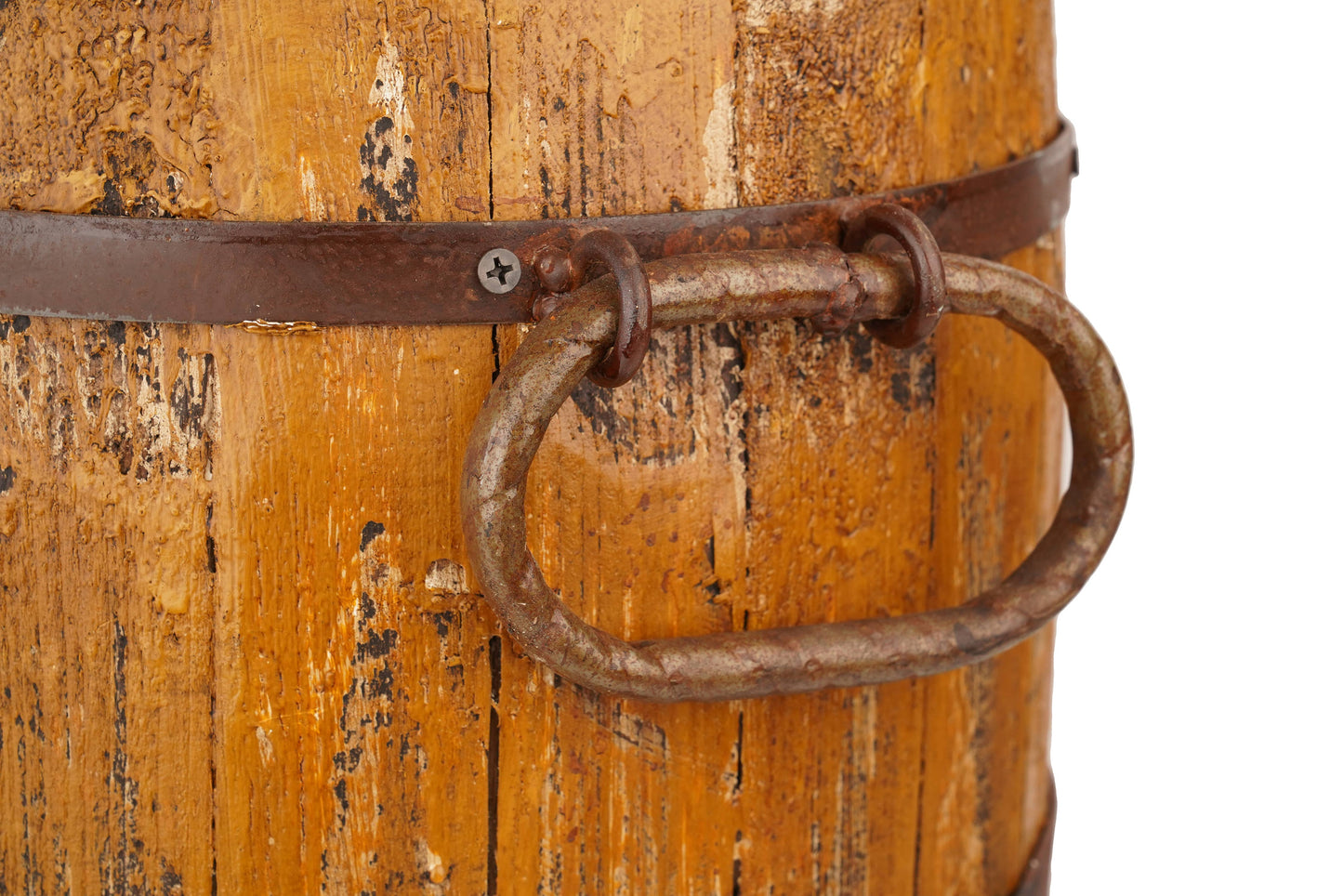 Yellow Farmhouse Trim Bucket 15 x 18"