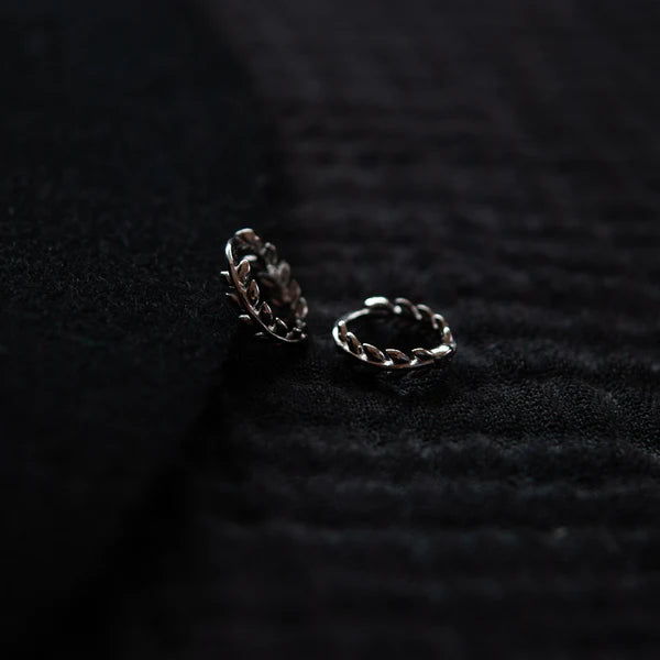 Ferny Baby Earrings Silver