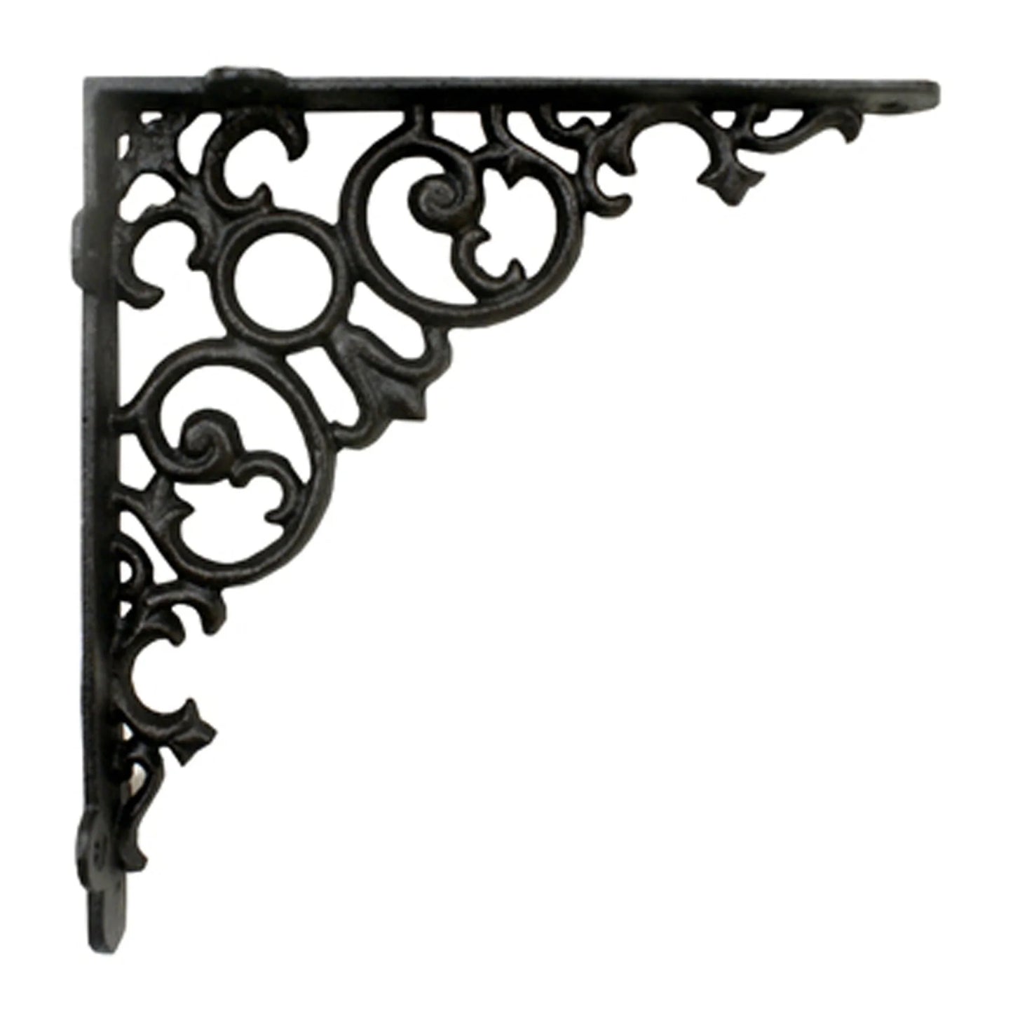 Scroll bracket large black