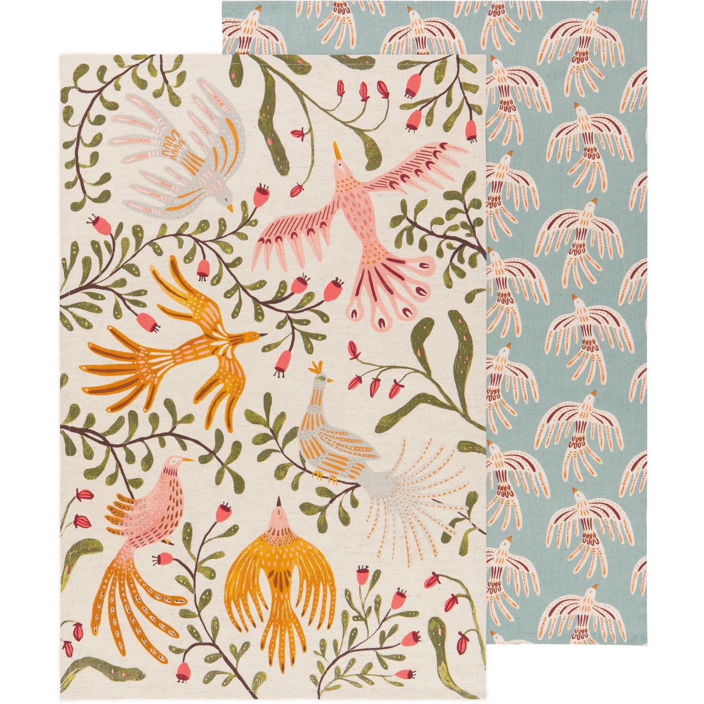 Plume dishtowels Set of 2