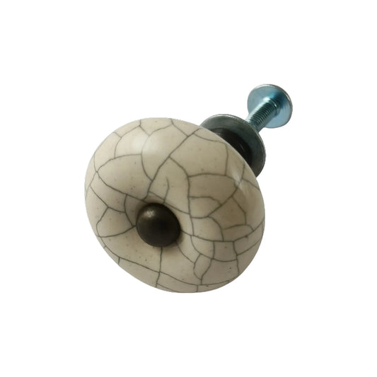 Ceramic round knob 1.3"