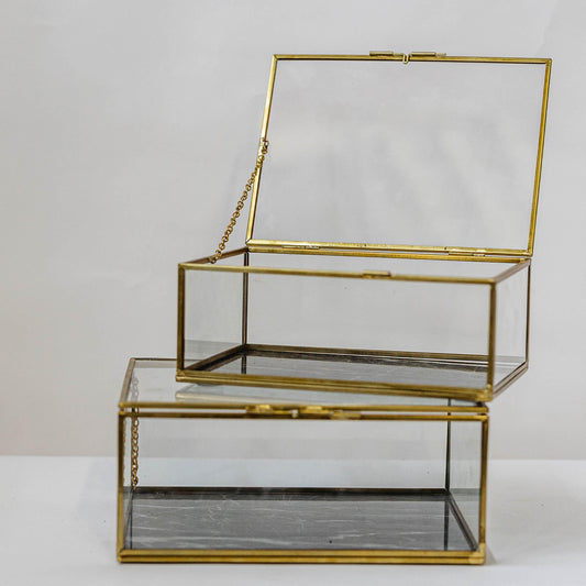 Glass Jewelry Box