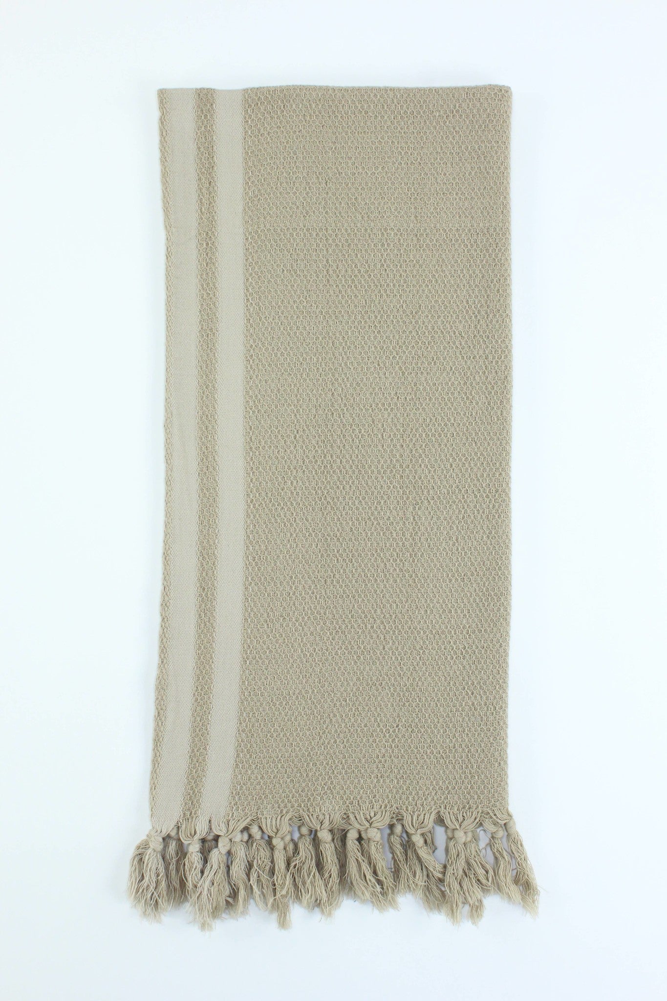 Premium Turkish towel hand towel beige