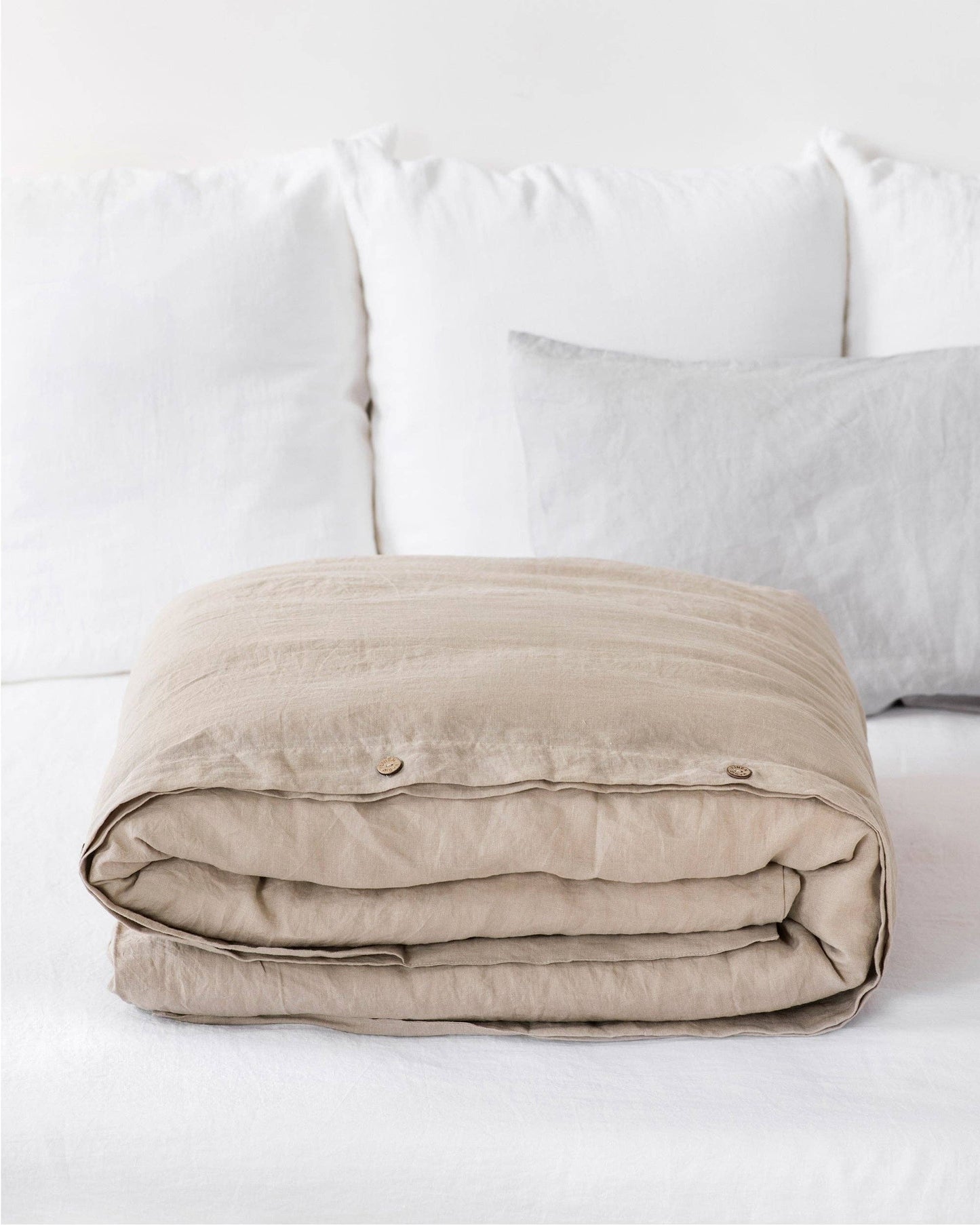 Natural linen Duvet Cover Queen