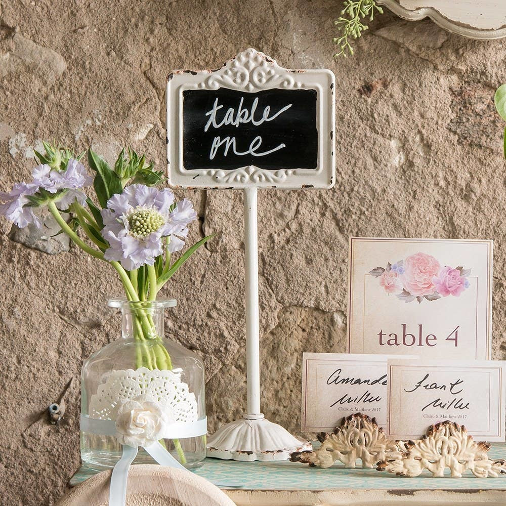 Tabletop vintage style blackboard