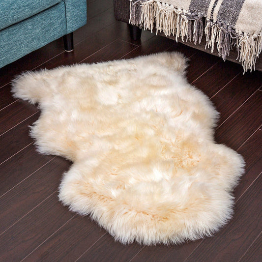 Champagne sheepskin 2x3'