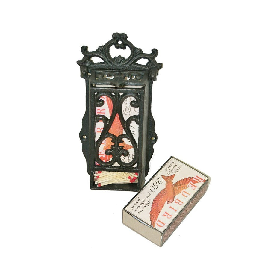 Iron matchbox holder