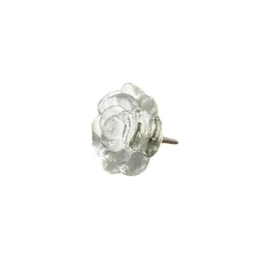 Rose Glass Knob