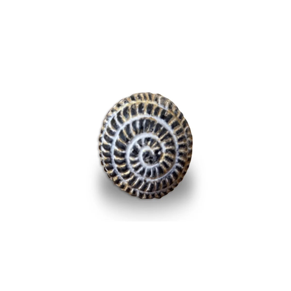 Swirl furniture white gold knob
