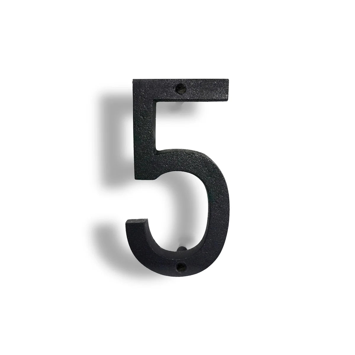Wrought iron floating house numbers 6.5"