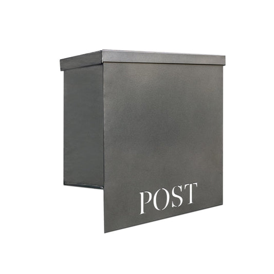 Stanley iron mailbox gunmetal
