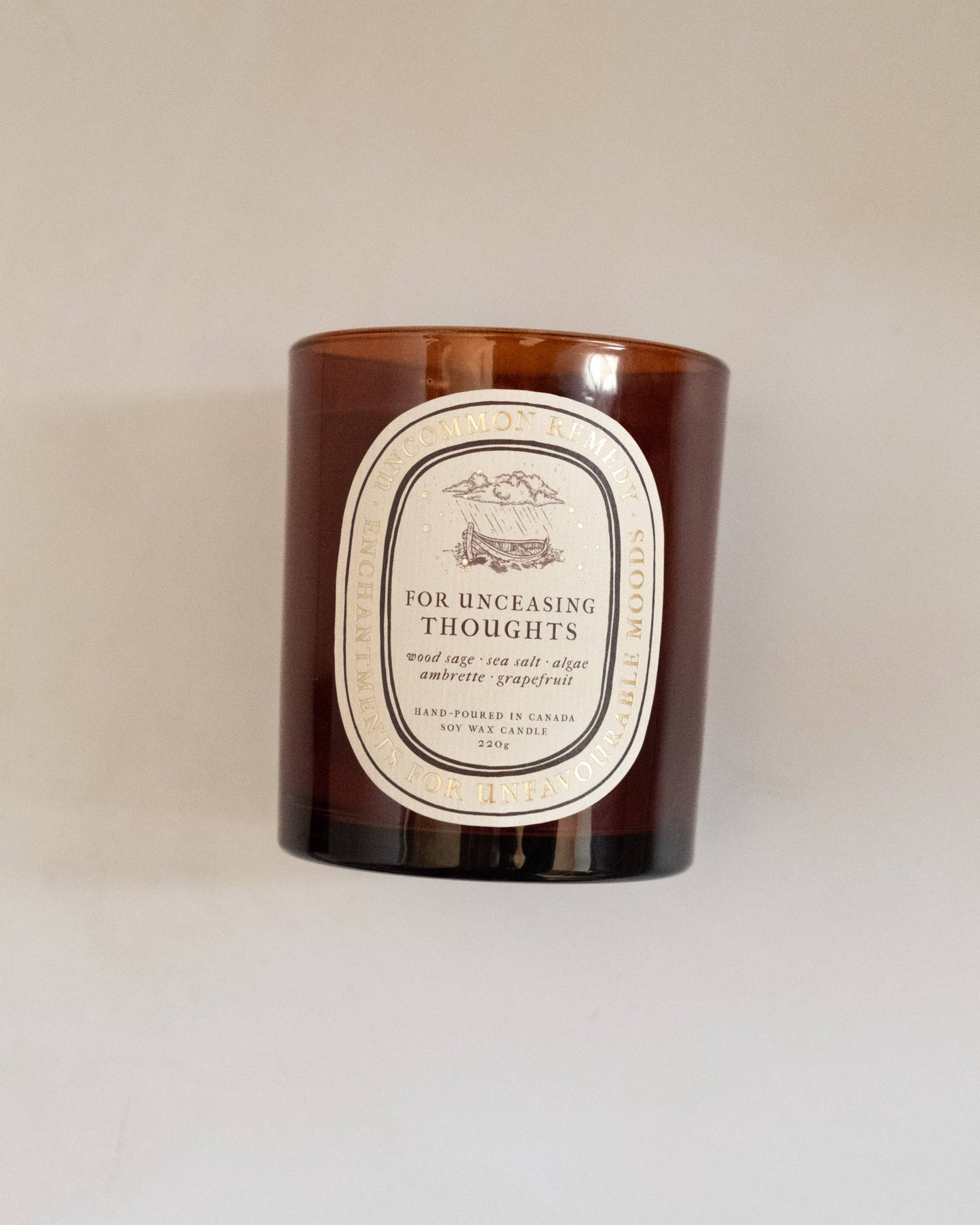 For Unceasing Thoughts: Soy Candle