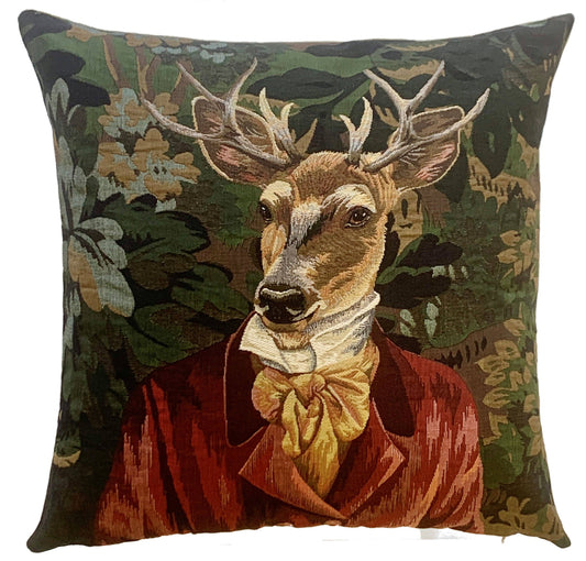 Red Jacket Stag Cushion Cover 18"