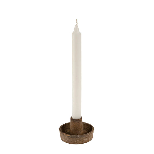 Estelle Candle Holder Raw Umber
