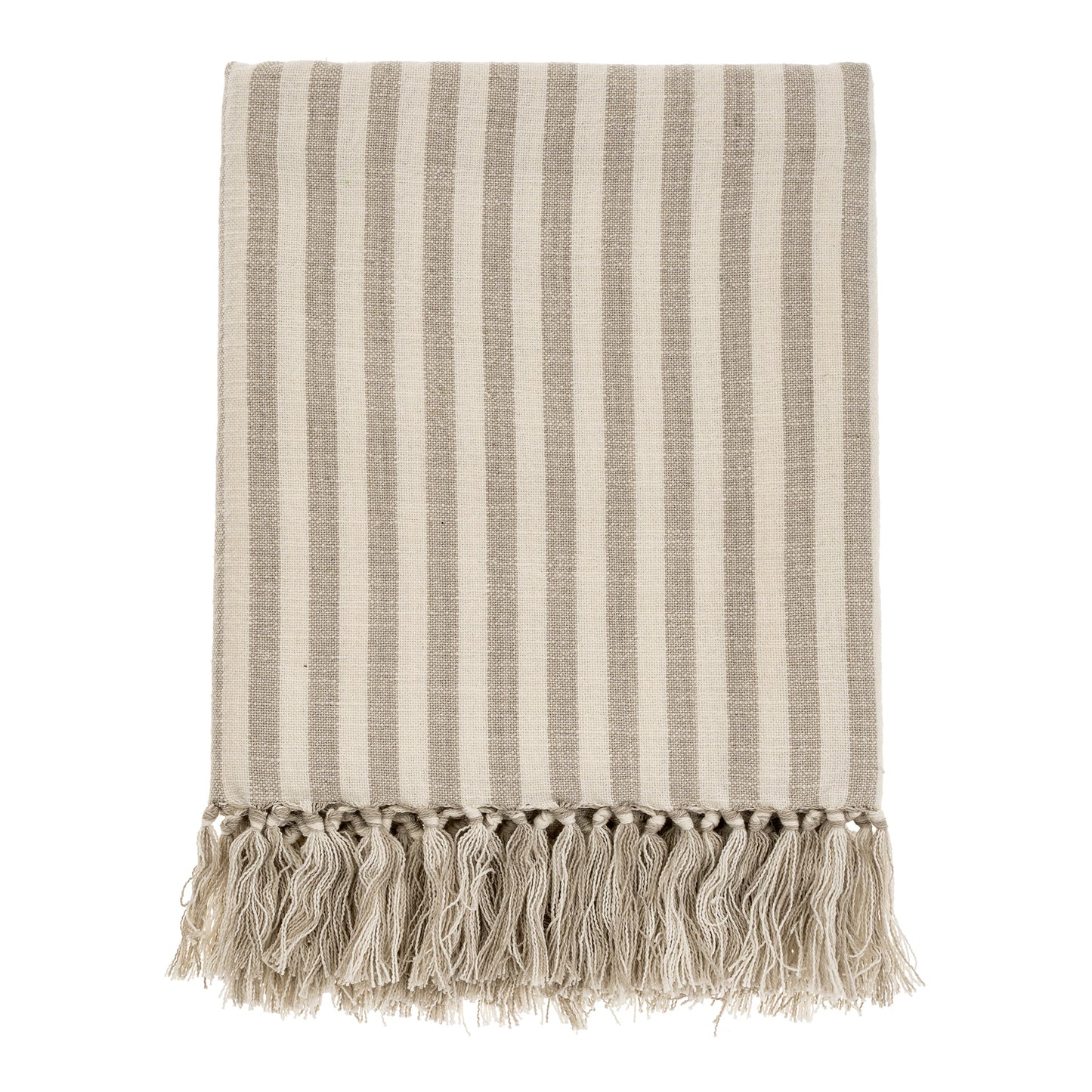 Bengal Stripe Hammam Bath Towel Stone 37x64"