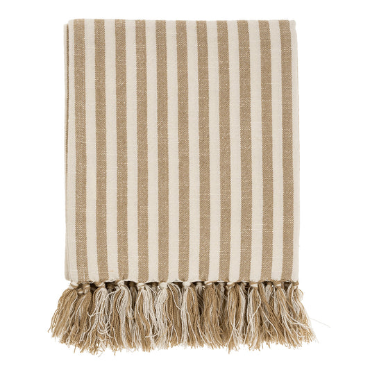 Bengal Stripe Hammam Bath Towel Warm Sand 37x64"