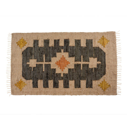 Orion Jute Cotton Rug 3x5'