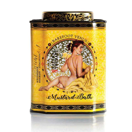 100% Natural Mustard Bath Tin