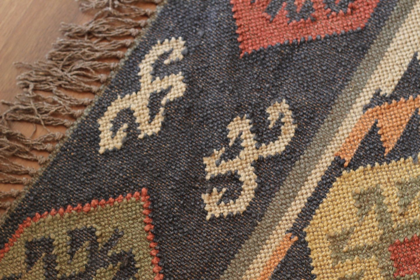 2.6 x 5' Khana Handmade Kilim Rug