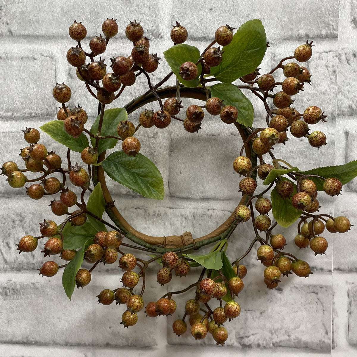 Fall Berry Candle Ring