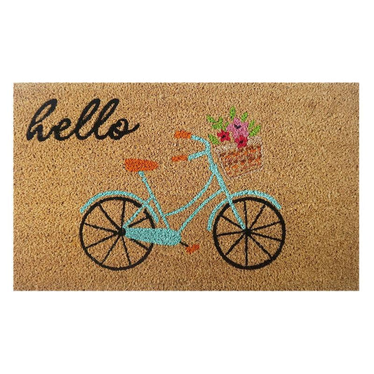 Hello Bicycle Doormat