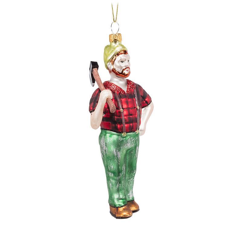 Lumberjack Ornament 6"L