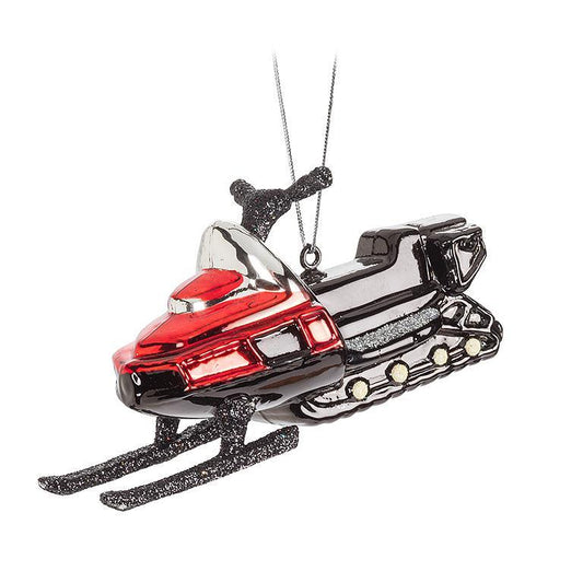 Snowmobile Ornament 4.5"L