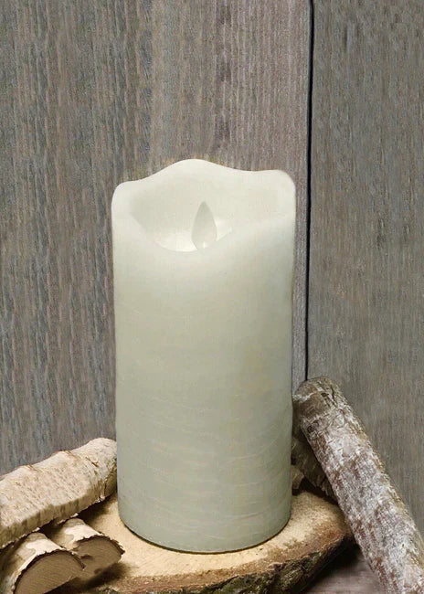 Ivory LED Candle 3x7"