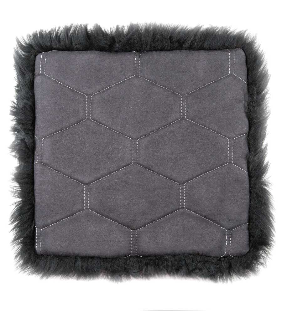 Sheepskin Chair Pad BLACK 14"
