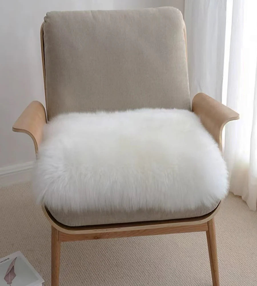 Sheepskin Chair Pad IVORY 14"