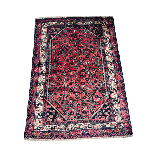 Vintage Hossainabad Wool Rug 38x54"