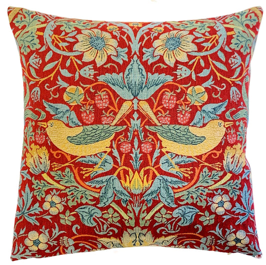 Strawberry Thieves Out Cushion Cover 18"