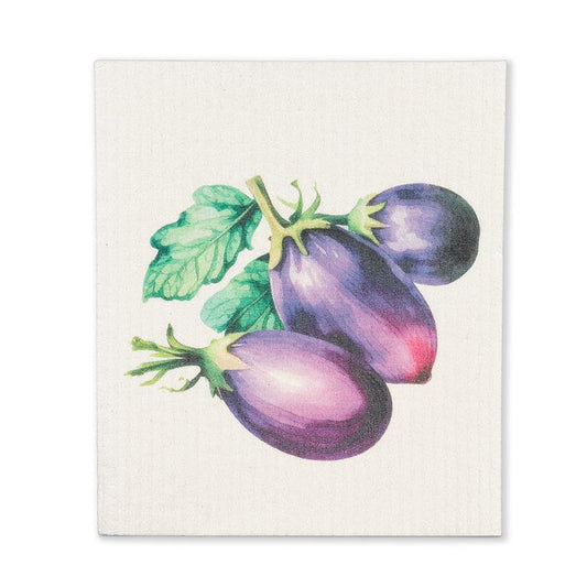 Eggplant Swedish Dishcloth