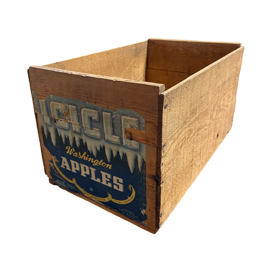 Vintage Icicle Washington Apple Crate