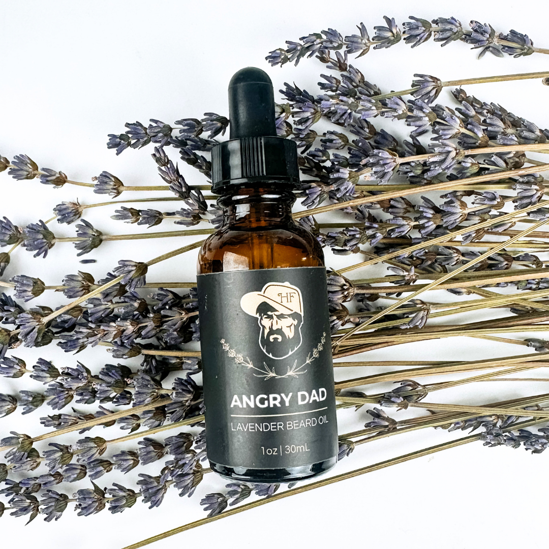 Angry Dad Lavender Infused Beard Oil