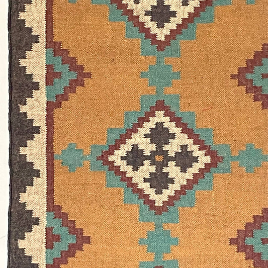 3 x 6' Handmade Jute-Kilim Rug