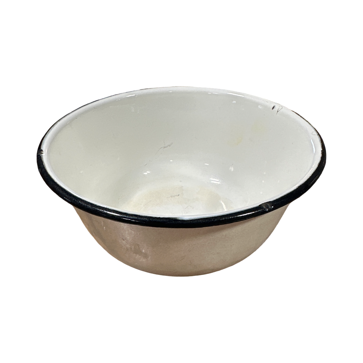 Vintage Enamel Bowl 5.5"D