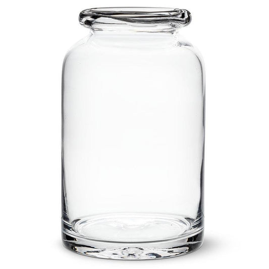 Tall Roll Top Bottle Vase